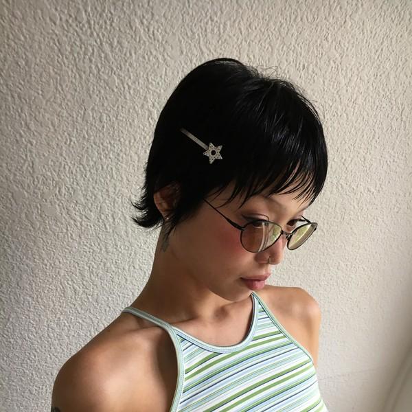 vintage star hairpin