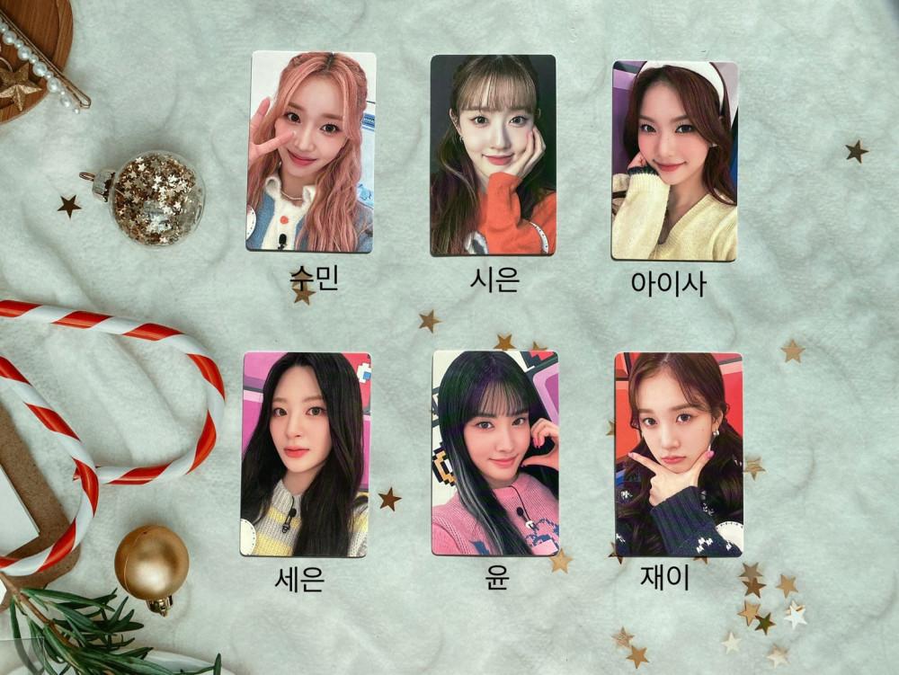 스테이씨 Teddy Bear 블립마켓 포카 수민 시은 아이사 세은 윤 재이 테디베어 blip 포토카드