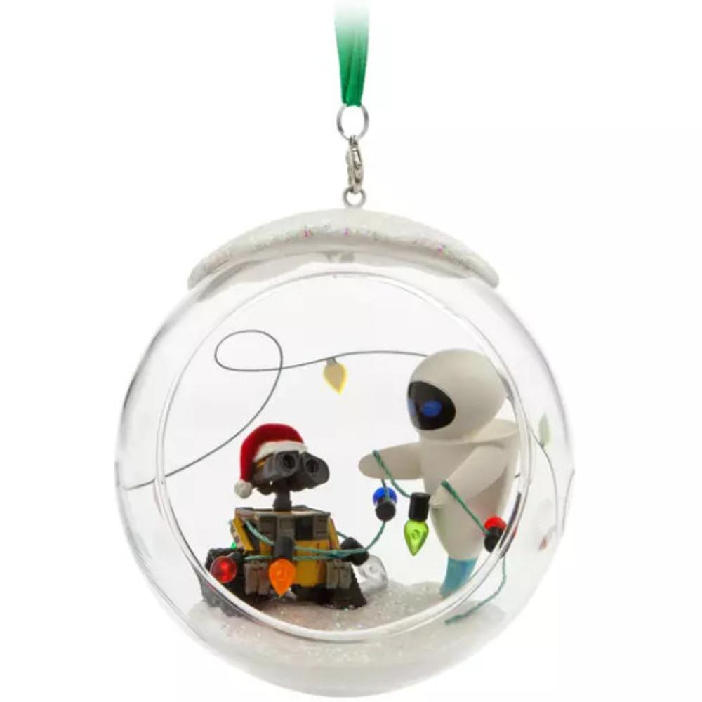2022 디즈니 스토어 월E 이브 글라스 돔 오너먼트