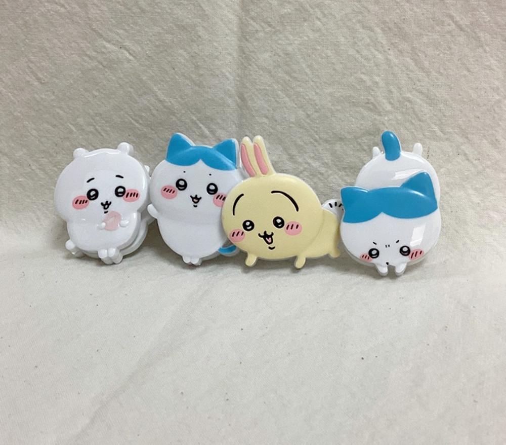 치이카와 하치와레 우사기 4종 다이컷 클립 집게