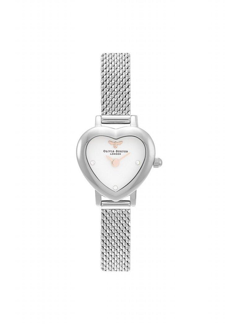 [공식수입원] 올리비아버튼 실버 맨 투 비 메탈 여성시계 (OB16MC74)