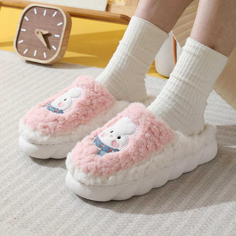 [업뎃특가💕] 포그니 커플 키높이 겨울 털 슬리퍼 방한 홈 거실 따뜻한