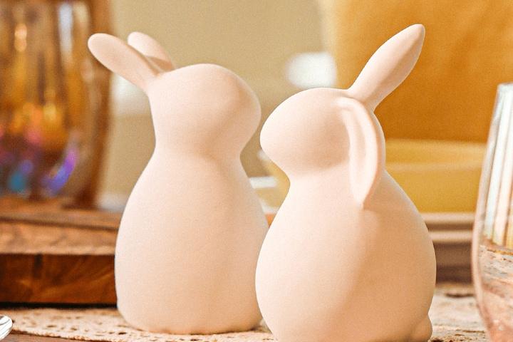 행운을 가득담은 토끼 석고상(1+1)