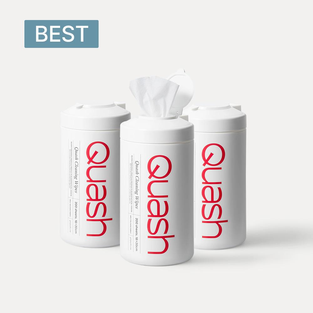 쿼시 올인원 청소 세정 롤티슈 X 3개