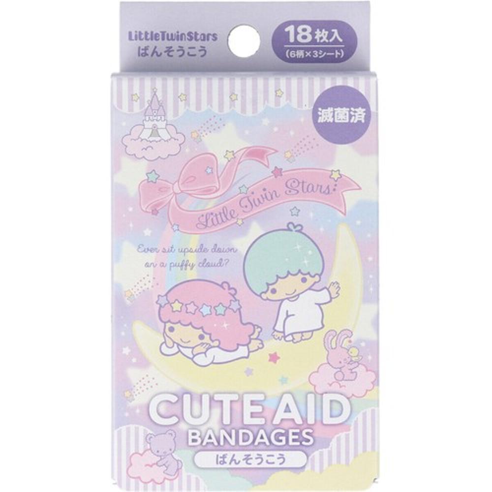 응급 반창고 캐릭터 일회용 밴드 CUTE AID 리틀트윈스타 18매입
