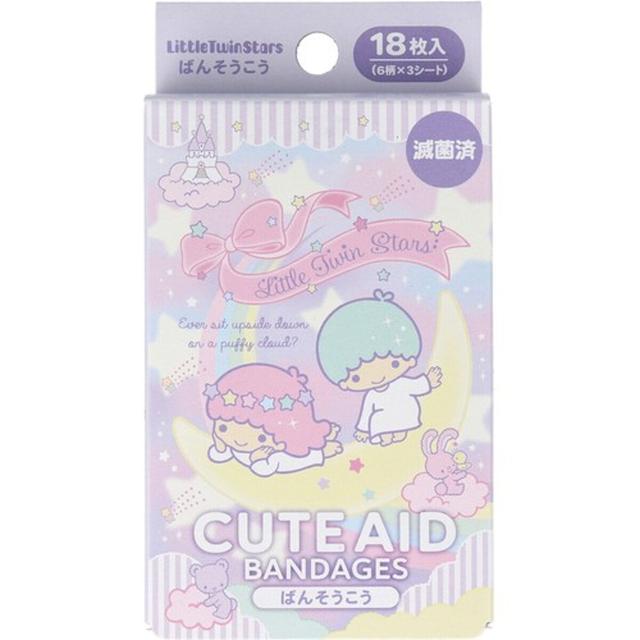 응급 반창고 캐릭터 일회용 밴드 CUTE AID 리틀트윈스타 18매입