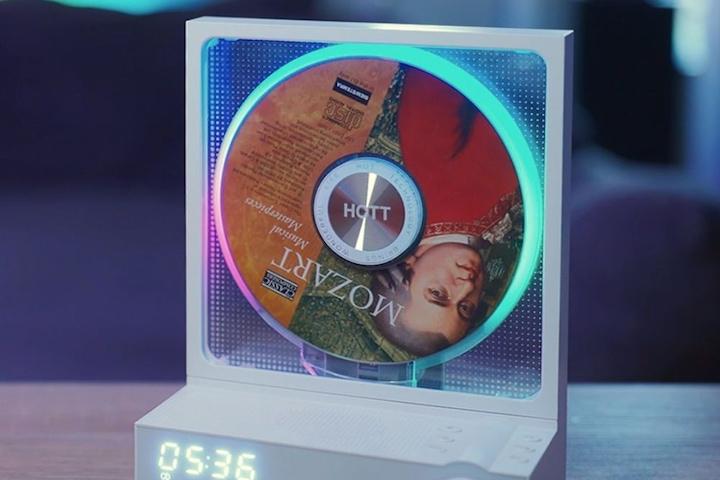 리모컨 무선 블루투스 스피커 스탠드 무드등 CD플레이어 C229-A 집들이선물 생일선물