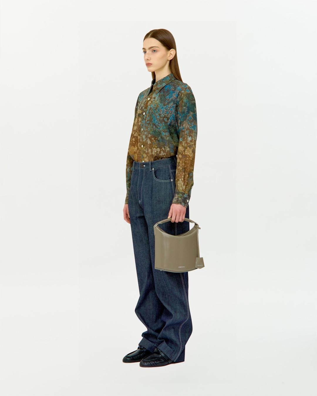 COTTON DENIM TROUSERS