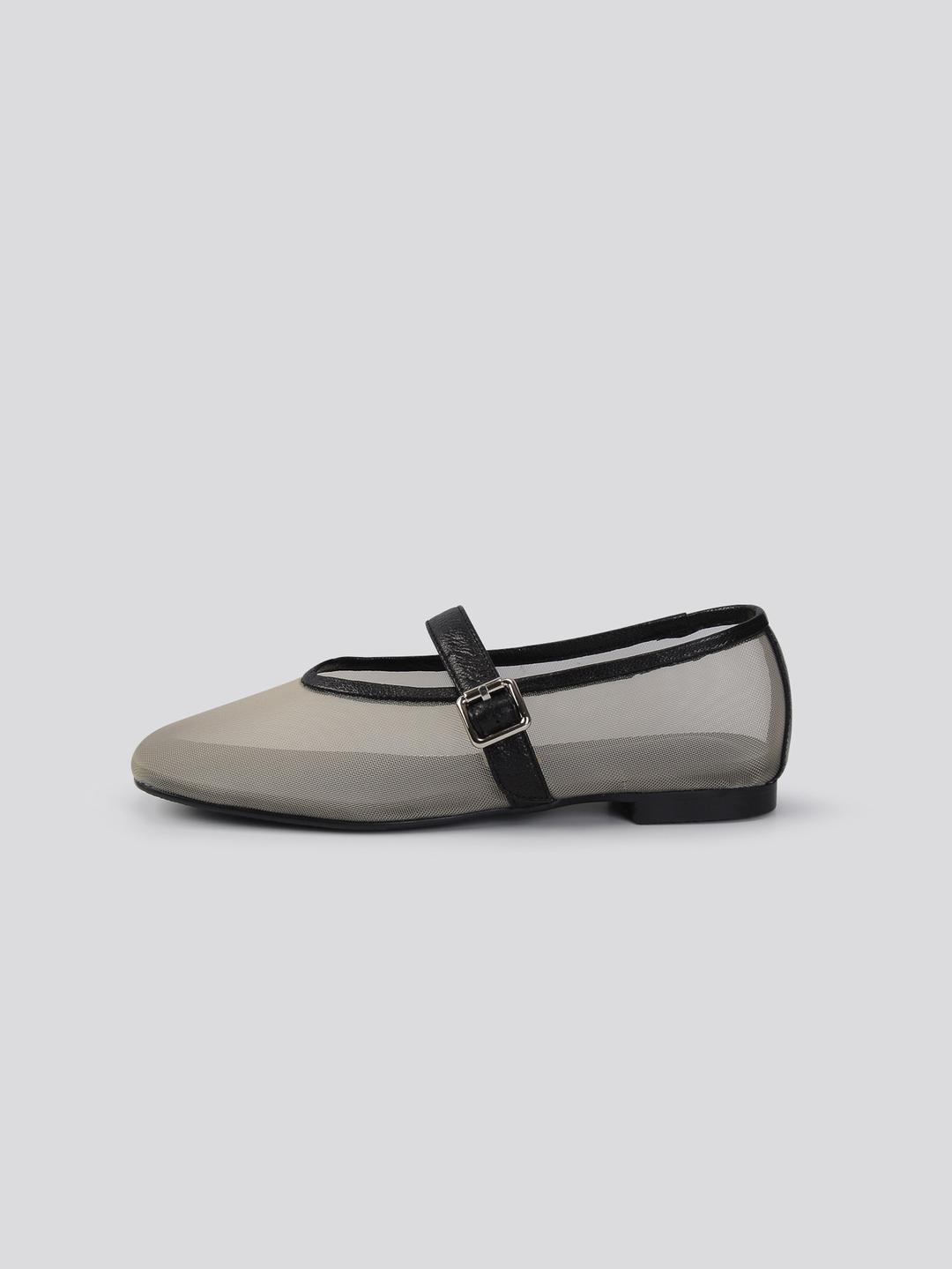 [SA24S04] mesh Mary Jane flat (BE)