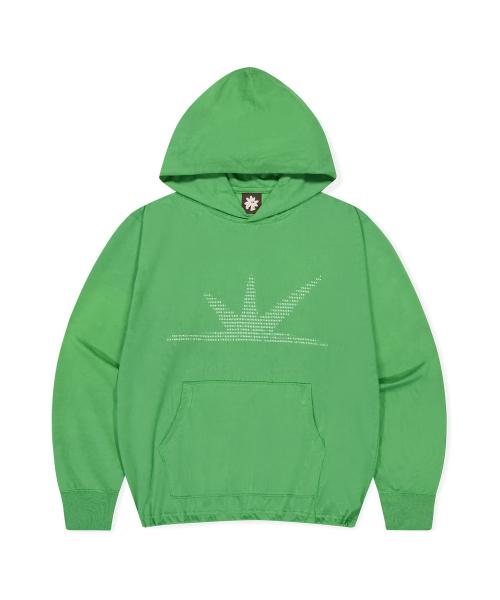 ASCII Daybreak LS Hooded Tee Green