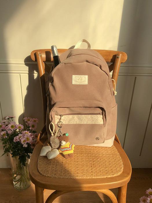 Bon voyage backpack_mocha brown