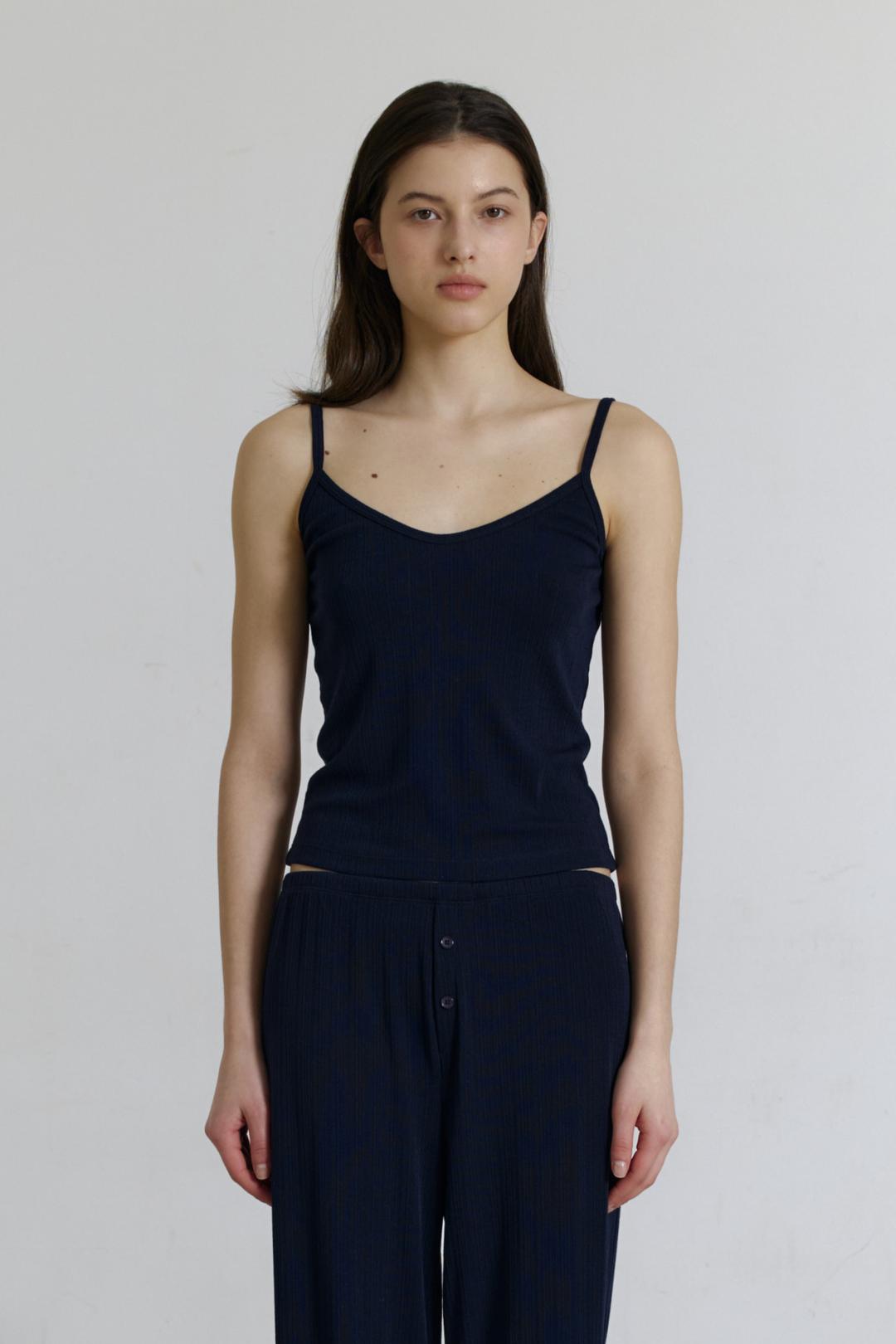 브리지 이지웨어 슬리브리스 - 네이비