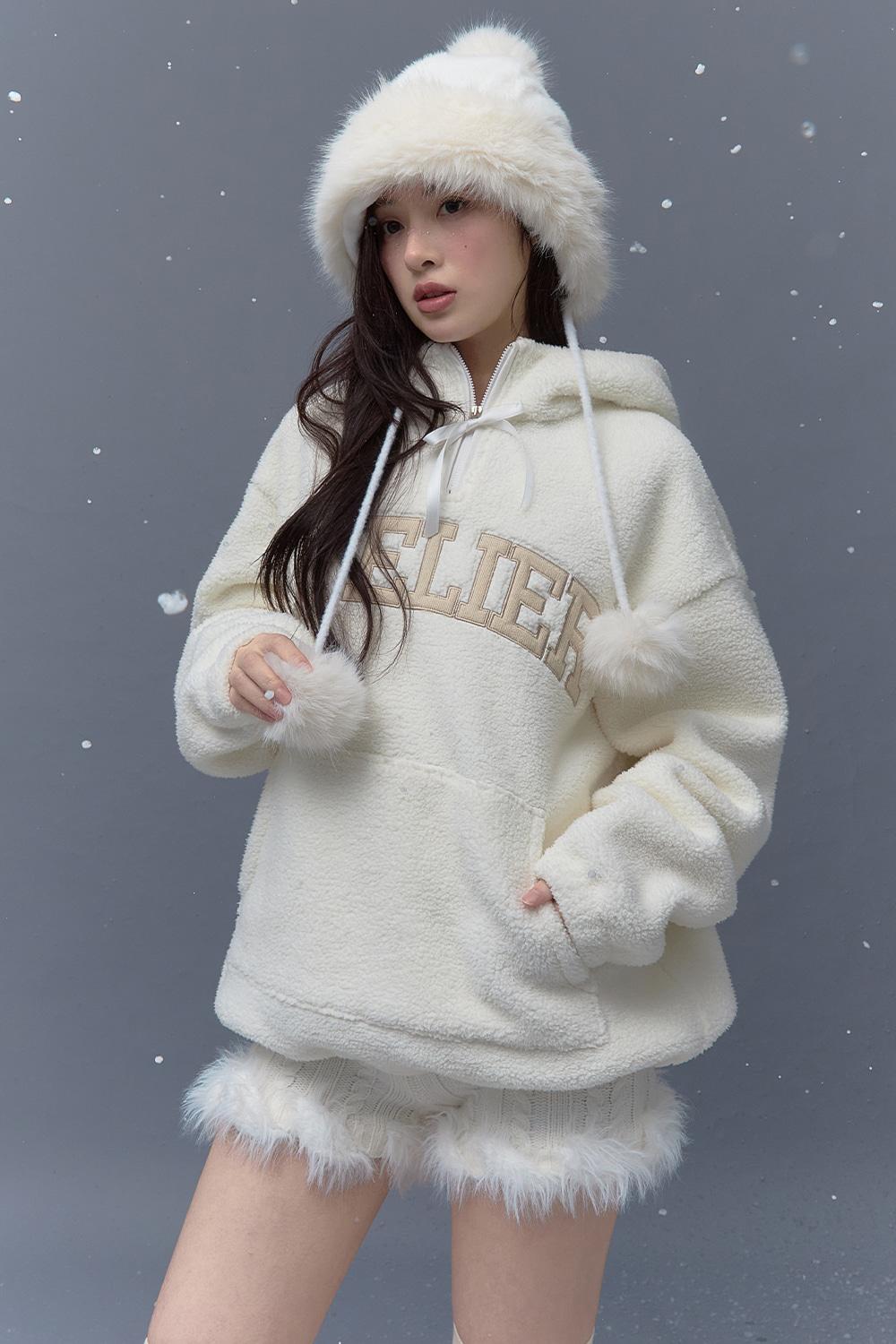 WINTER FUR POMPOM HAT_TT5W711IV