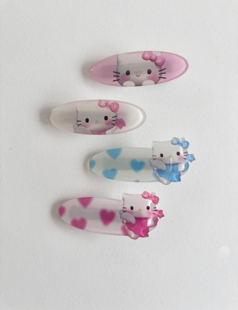 고양이 보드핀 헤어핀 (4color)