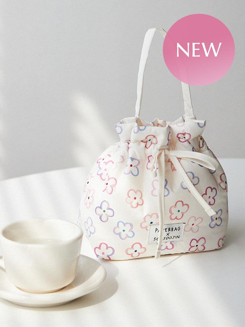 [NEW] 페이퍼백 x 수수진 수국 미니백