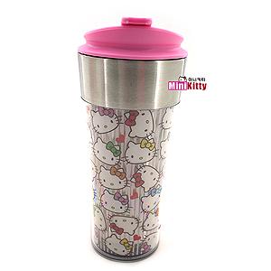 산리오 헬로키티 스텐 텀블러 물병 물컵 머그컵 패턴 (400ml)