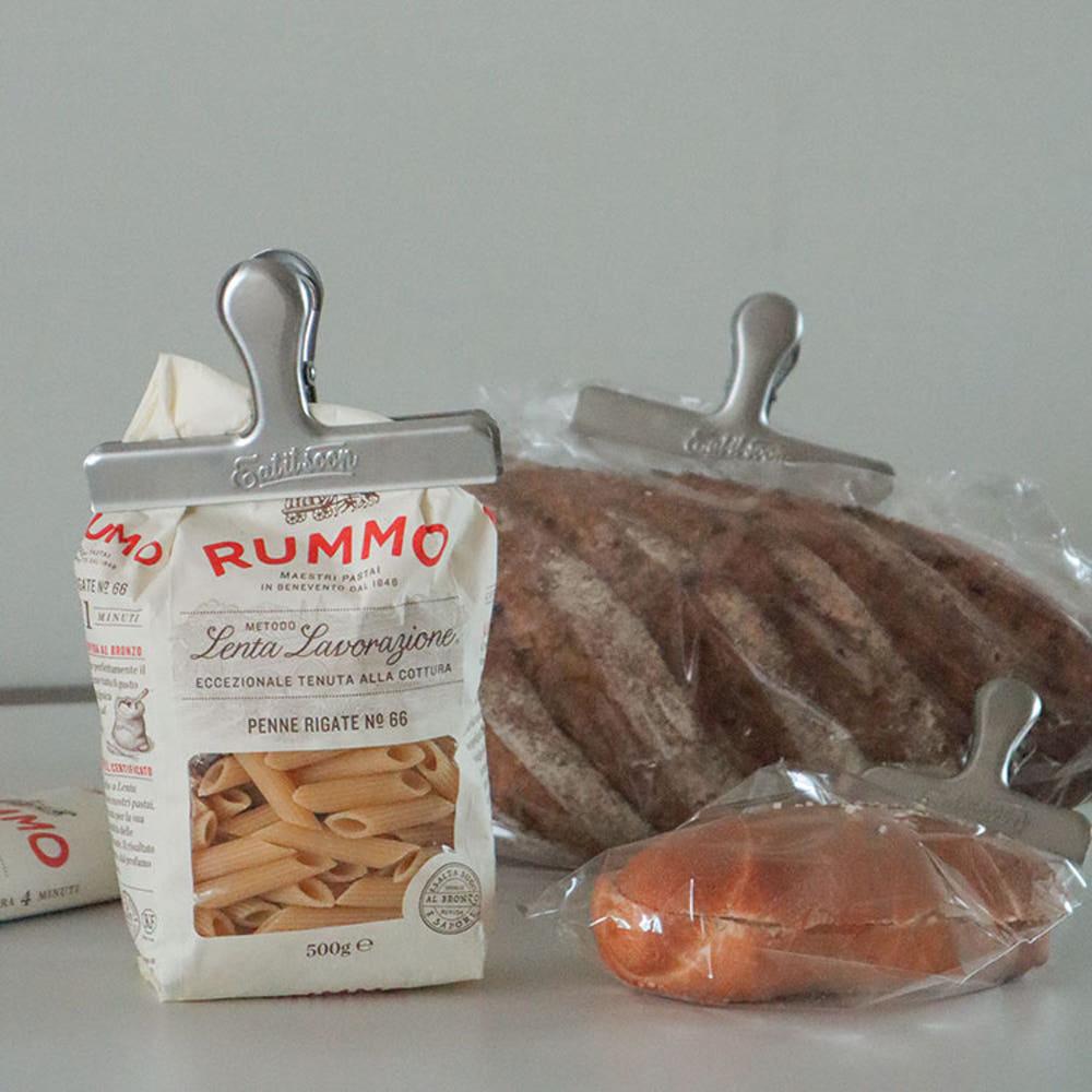 (3개 세트) 덜튼 메탈 밀봉 집게 스텐 주방 봉지 백 클립