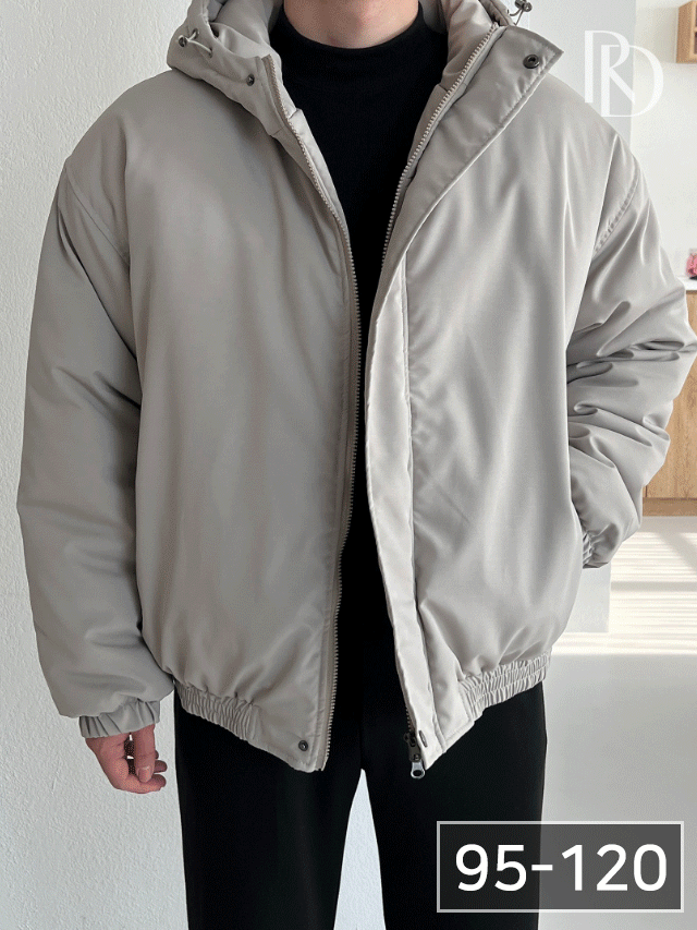 레오드 후드 패딩 점퍼(4color)