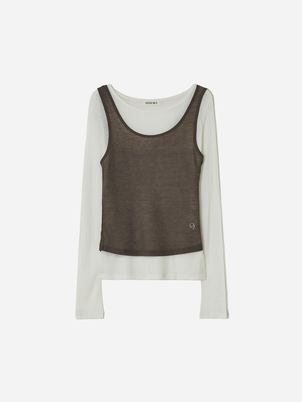 Essential Wool Tencel Twin Set Mocha