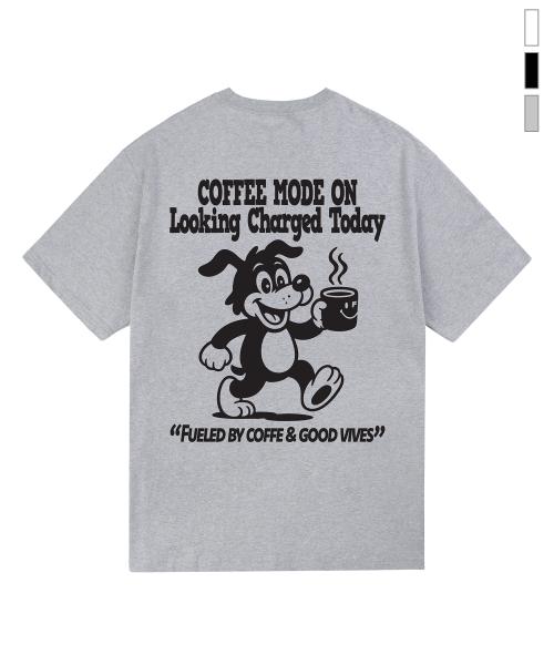 [UNISEX]COFFEE DOG 반팔티_2color