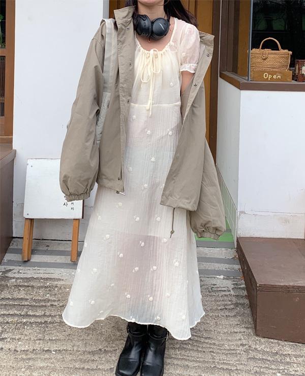 포포리 헤일리 자수 ops (2color)