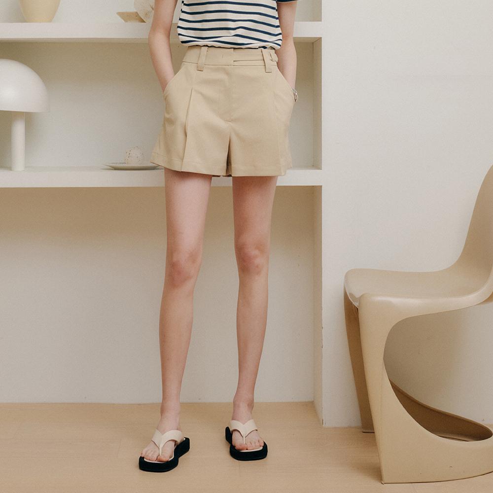 모니카 턱 숏 팬츠 / MONICA TUCK SHORT PANTS_4colors
