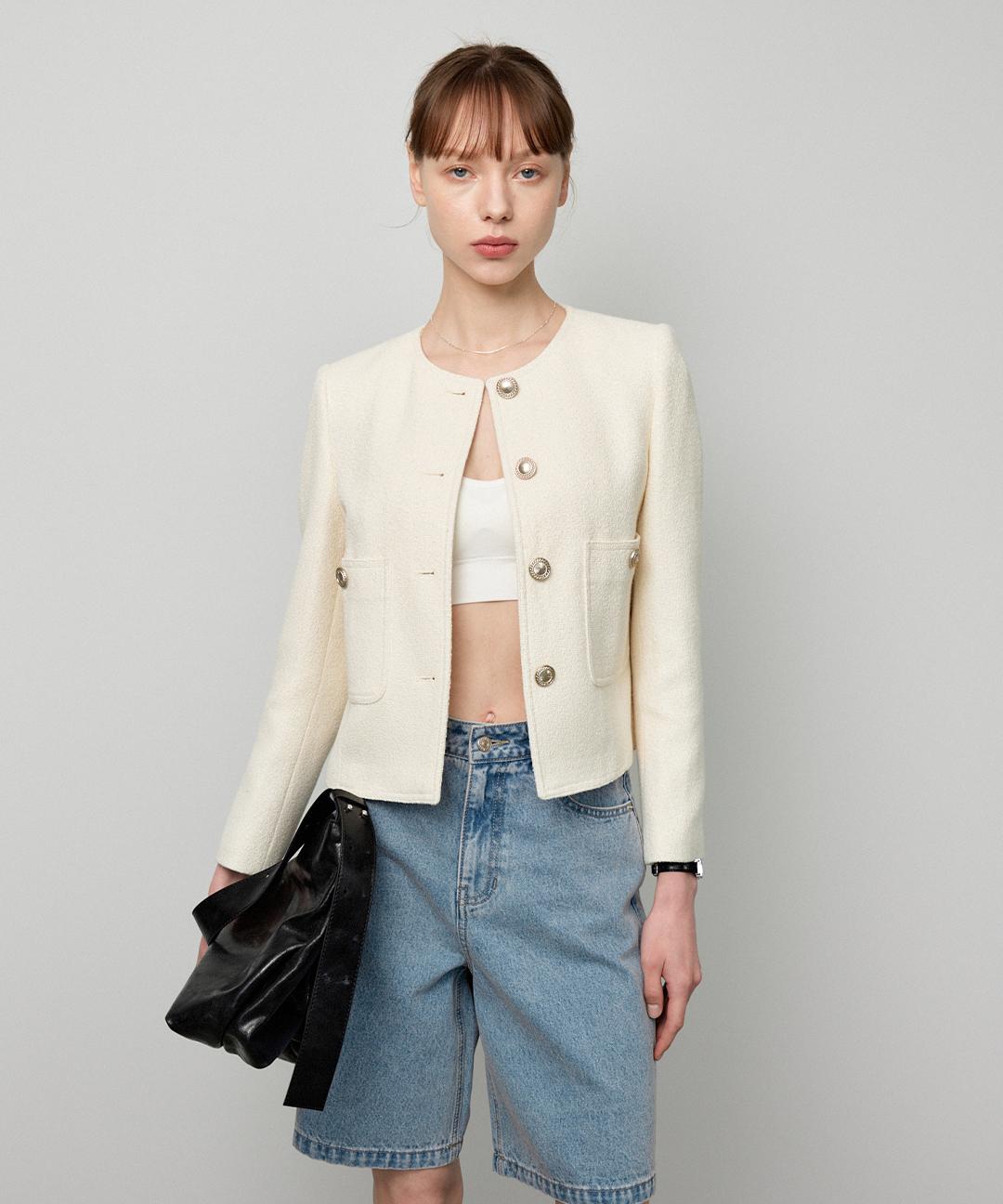 룩캐스트 베카 트위드 자켓 / BECCA TWEED JACKET_6colors