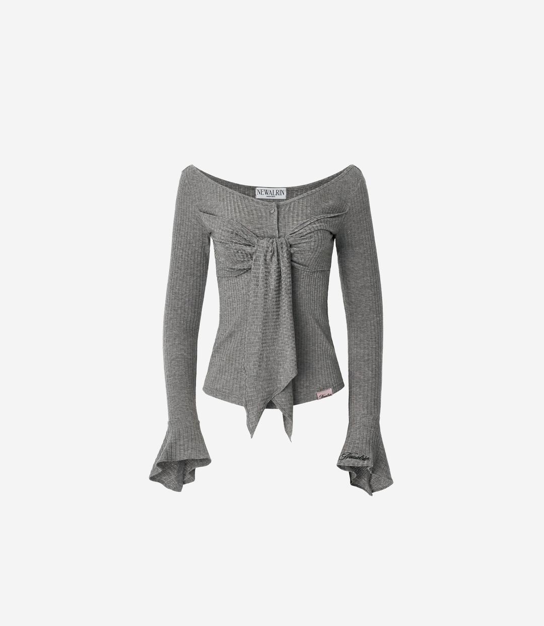 Darling Twist Button Blouse