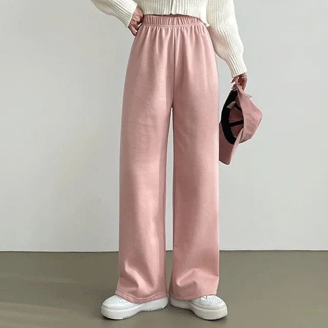 (1+1할인/3기장선택) 추위걱정x 기모ver 인생핏 밴딩트레이닝 와이드팬츠 9color