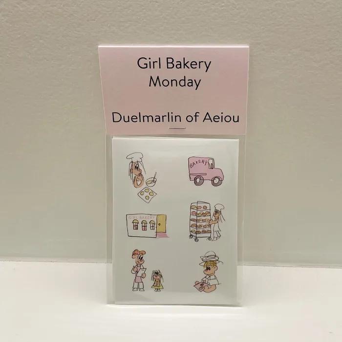 Girl Bakery Sticker Monday 2 set
