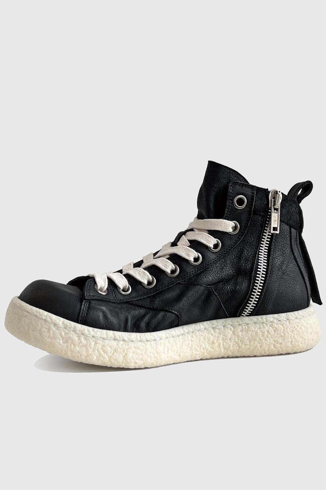 [이모셔널 스니커즈] Horse leather Mid_New Black Blistered