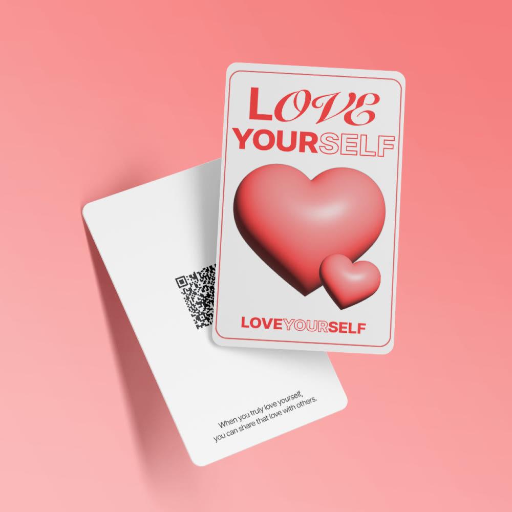 SLICE CARD(NFC 디지털 명함) NFC 카드_사랑부적