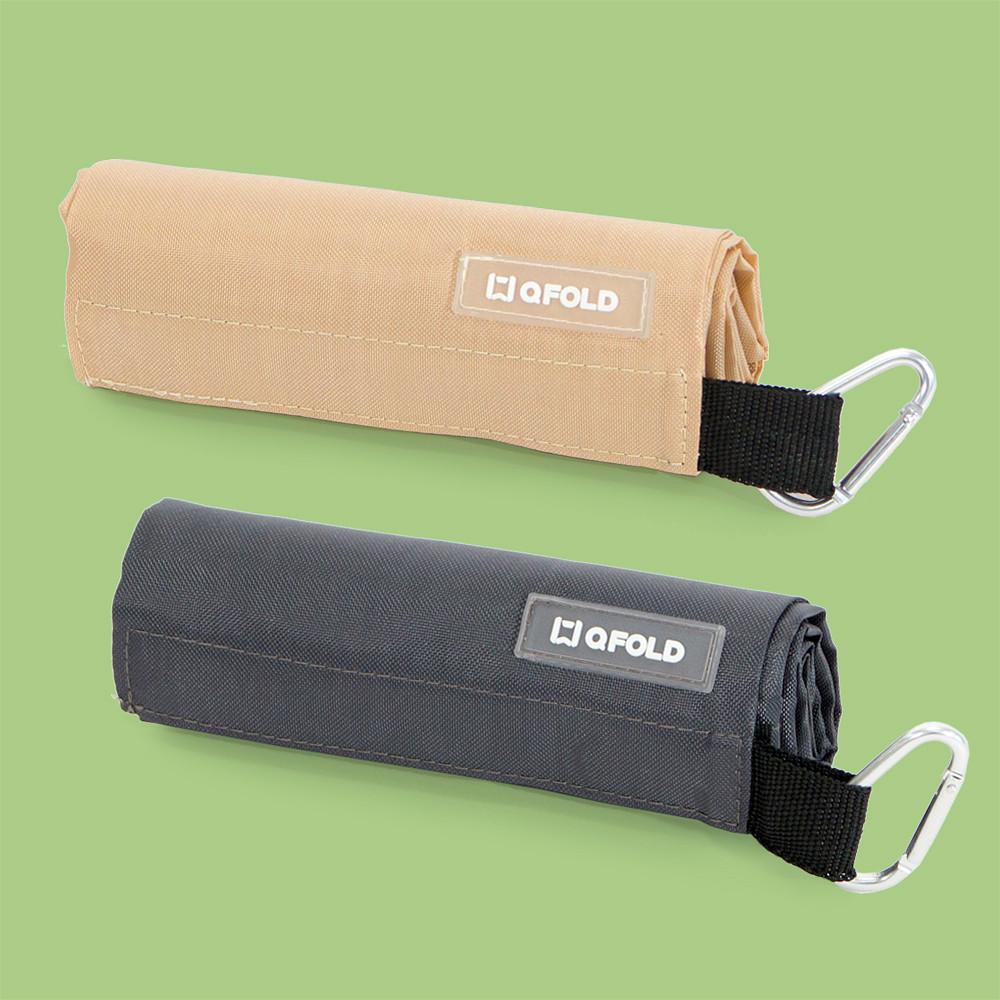 큐폴드 장바구니 휴대용 카라비너 미니 에코백