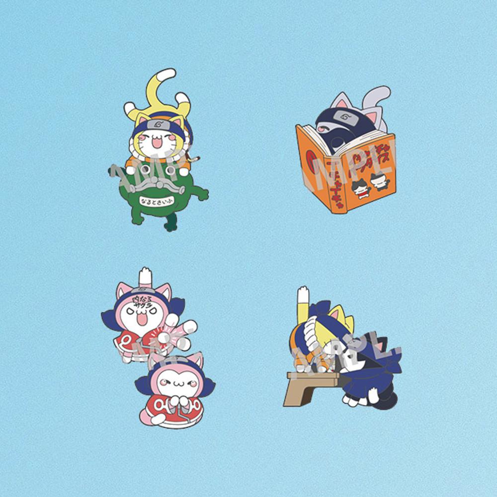 (24년 11월 발매) 메가하우스 MEGA CAT PROJECT 냐루토! 핀즈 콜렉션 / 나루토 질풍전 [전 4종, 단품]