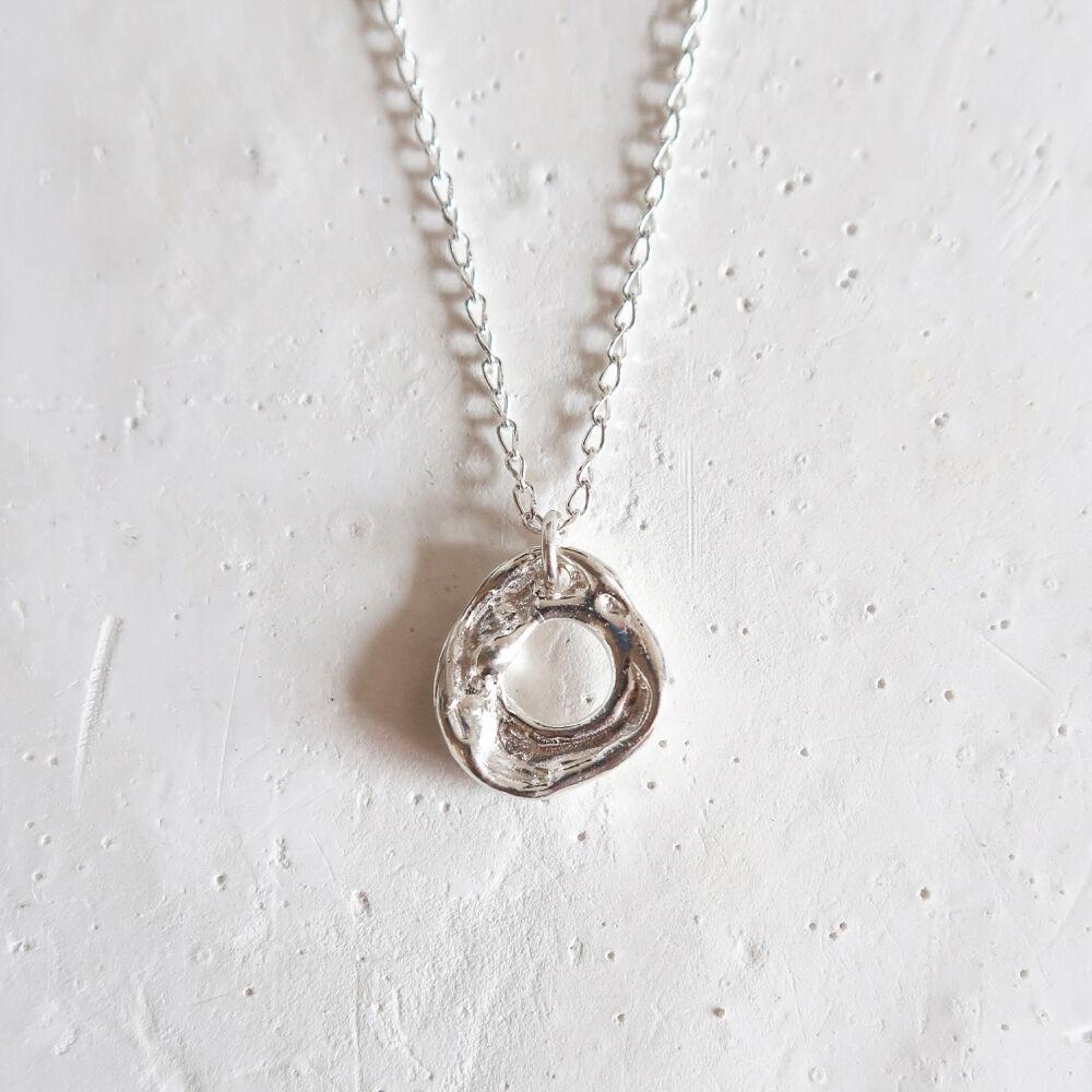 Windy ring necklace [silver/gold]