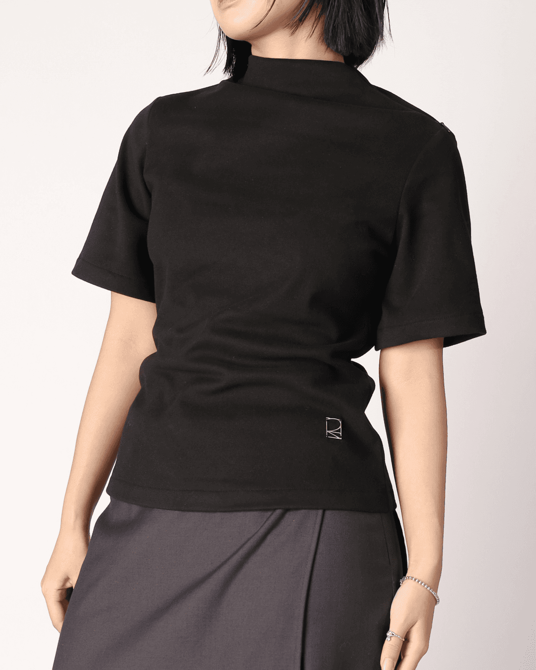 모크넥 블렌드 탑 반팔 - BLACK (11/27일 출고 예정)