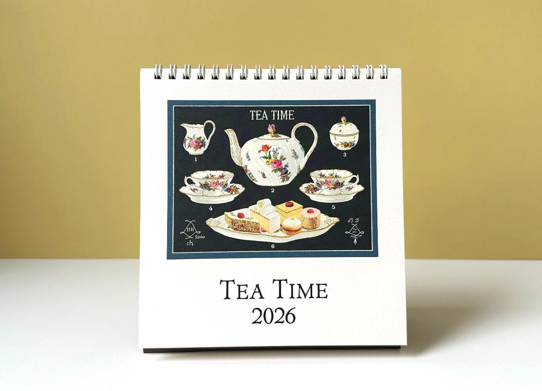 2026 desk calendar_tea time
