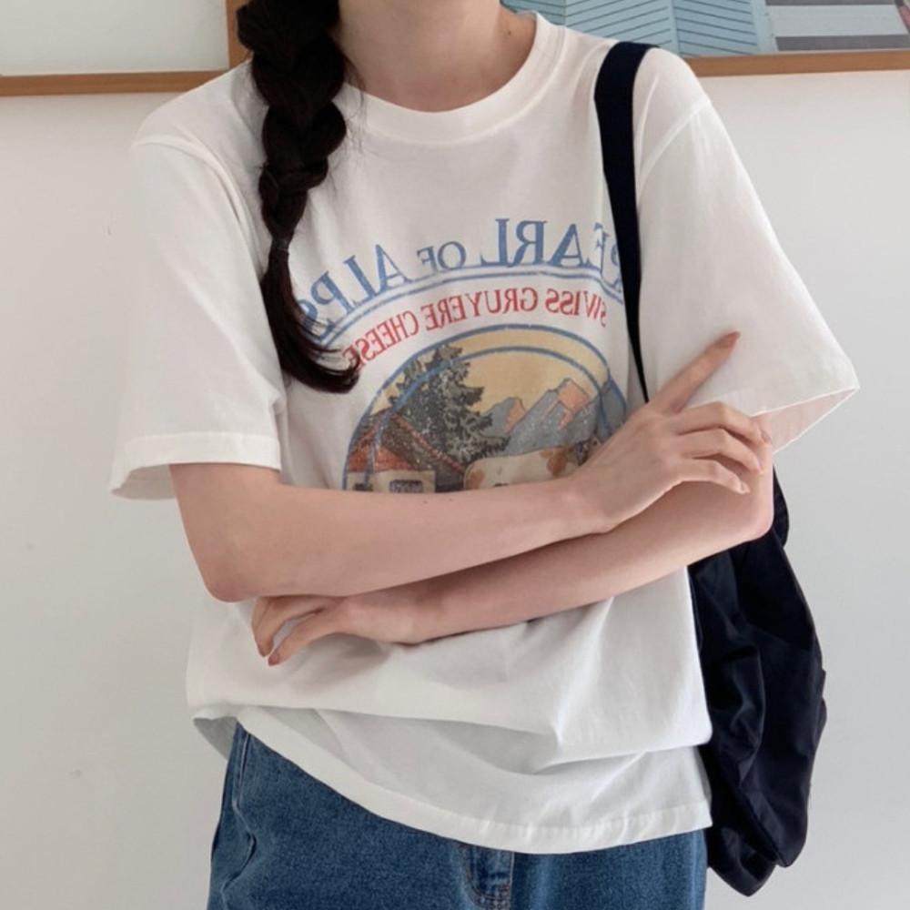 콜마이네임 알프스 티셔츠 2col