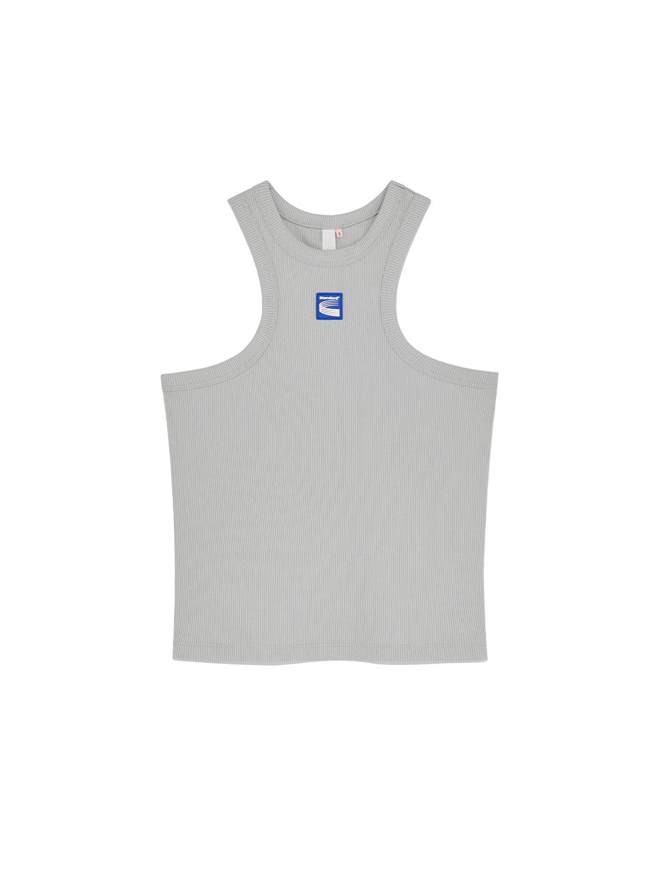 (W) Patch Tank Top Grey