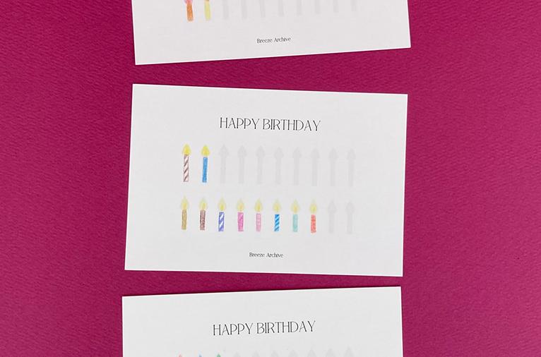 [브리즈아카이브] Birthday Card