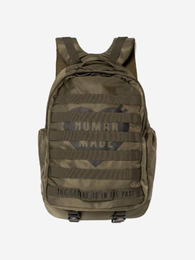 휴먼 메이드 밀리터리 백팩 올리브 드랩 HM27GD100