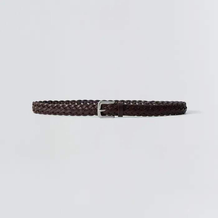 Classic weaving belt_Brown