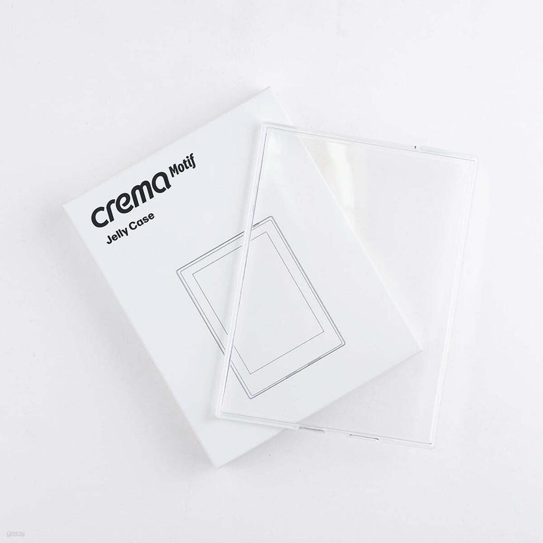 크레마 모티프 투명 젤리 케이스