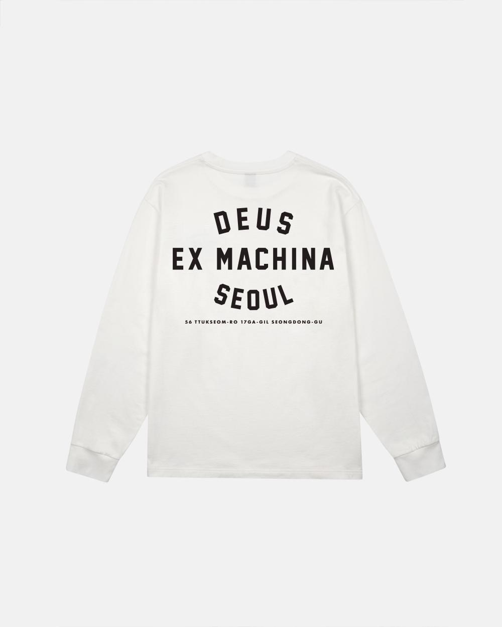 Seoul College Address Ls Tee_White