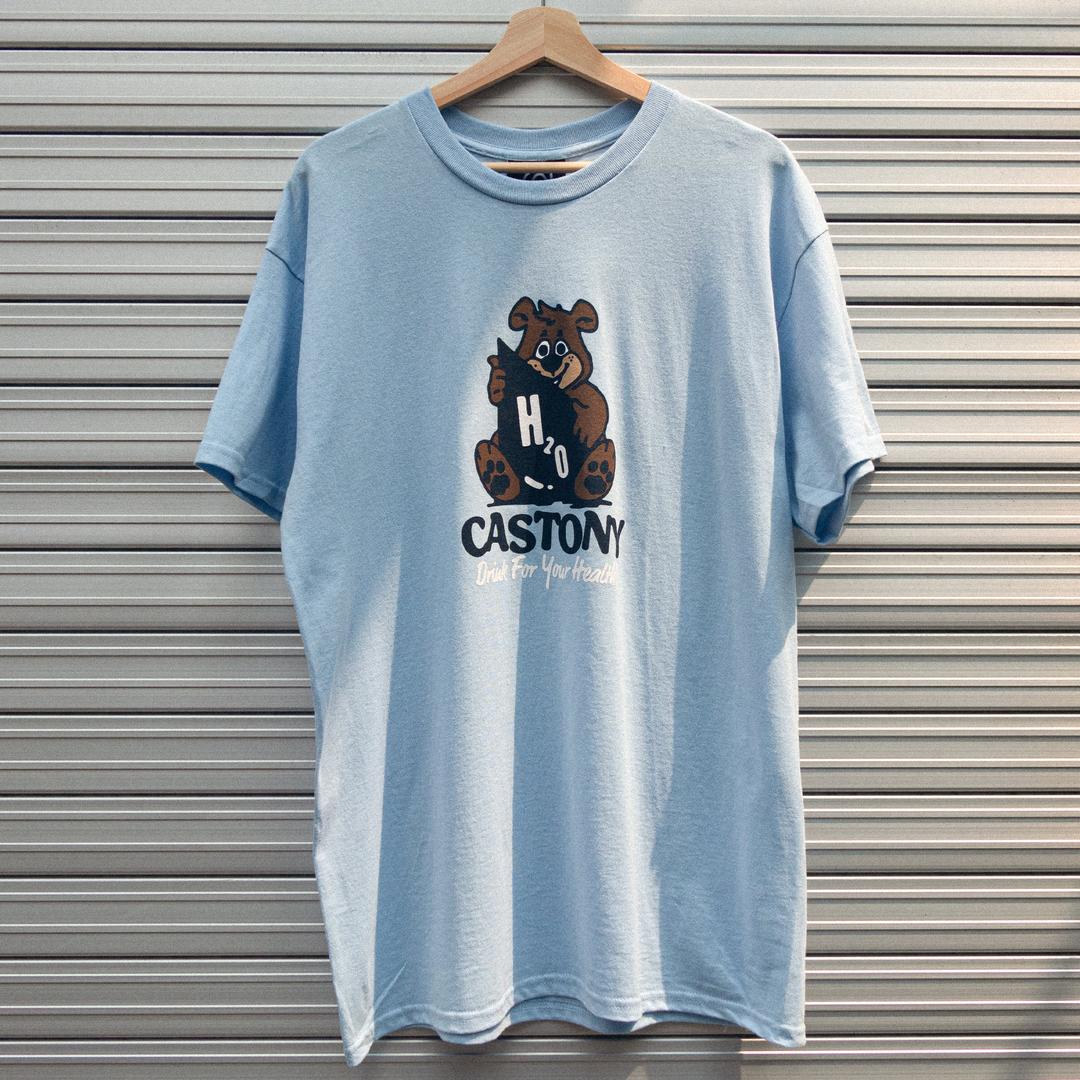 Drink For Your Health! Tee (Light Blue)