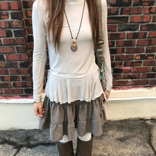 쿠아 레이어드 티셔츠 ( qua layered t-shirts )