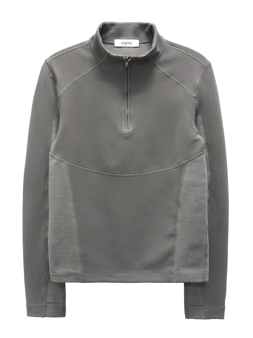 CORE:13 HALF-ZIP TOP (DEEP BEIGE)