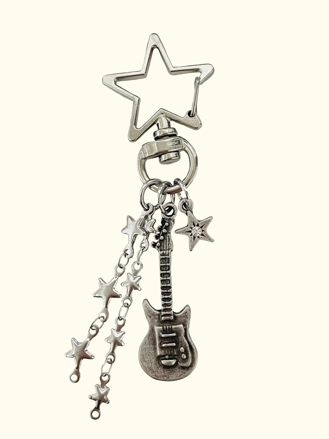 star star rock keyring