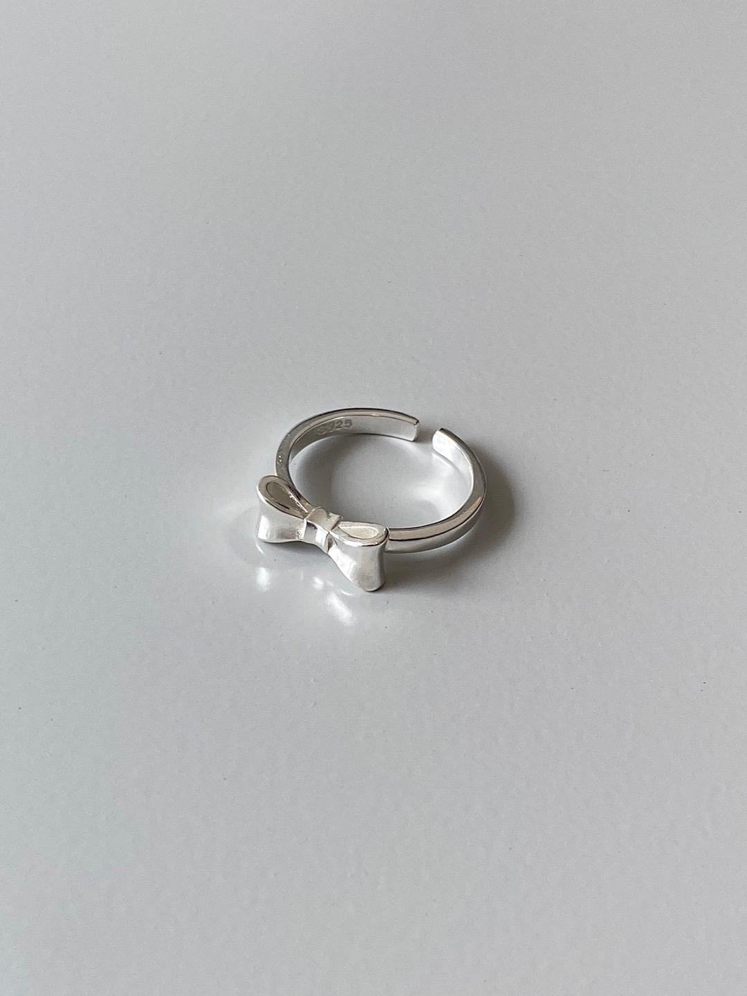 (925silver) Kinder ribbon ring