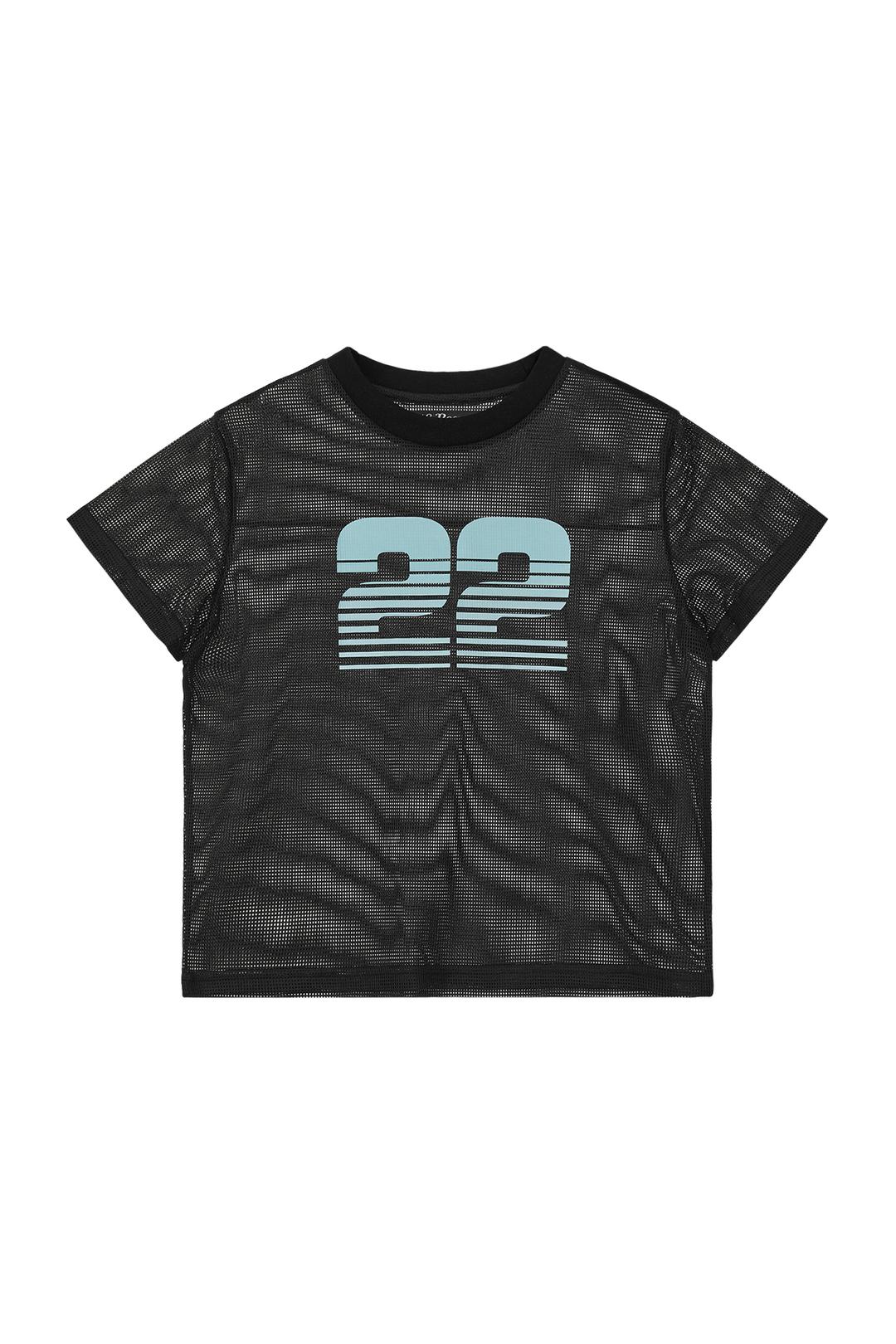 22 MESH TOP - BLACK